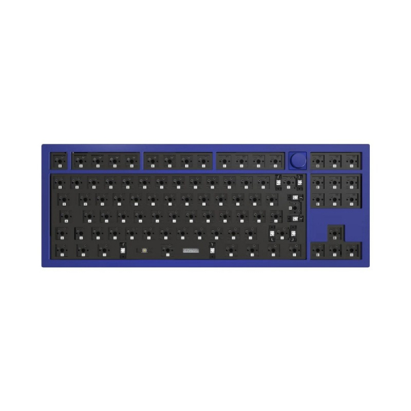 Купить Механическая клавиатура QMK Keychron Q3 TKL Knob, алюминиевый корпус, RGB подсветка, Barebone, синий